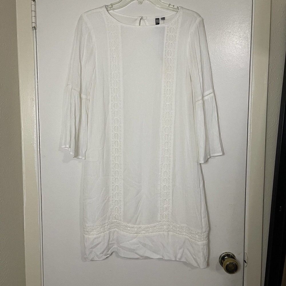 NEW! KUT from the Kloth white long sleeve Boho dress US 2 $128 D